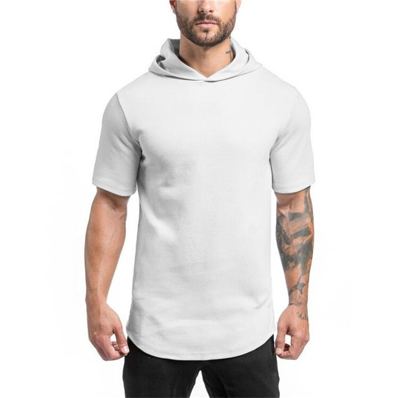 Hoodies Men Gyms T Shirt