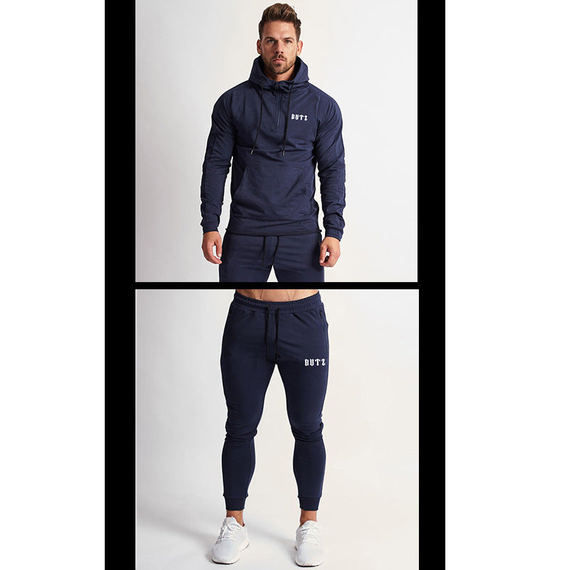 Men Fitness Two Piece Cotton