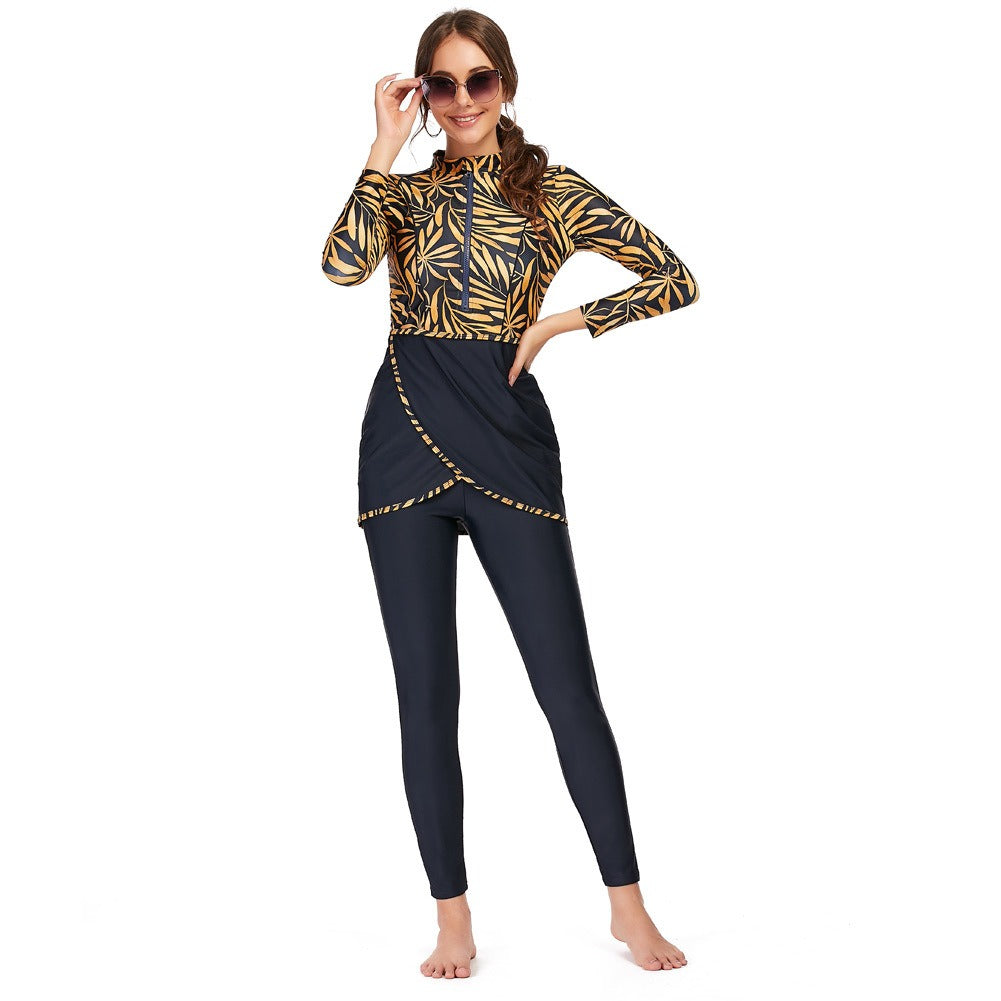 Muslim Swimsuit - Long Sleeve Long Pants