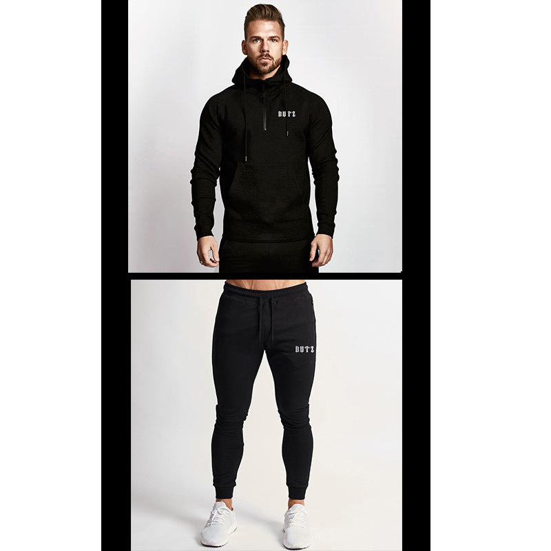Men Fitness Two Piece Cotton