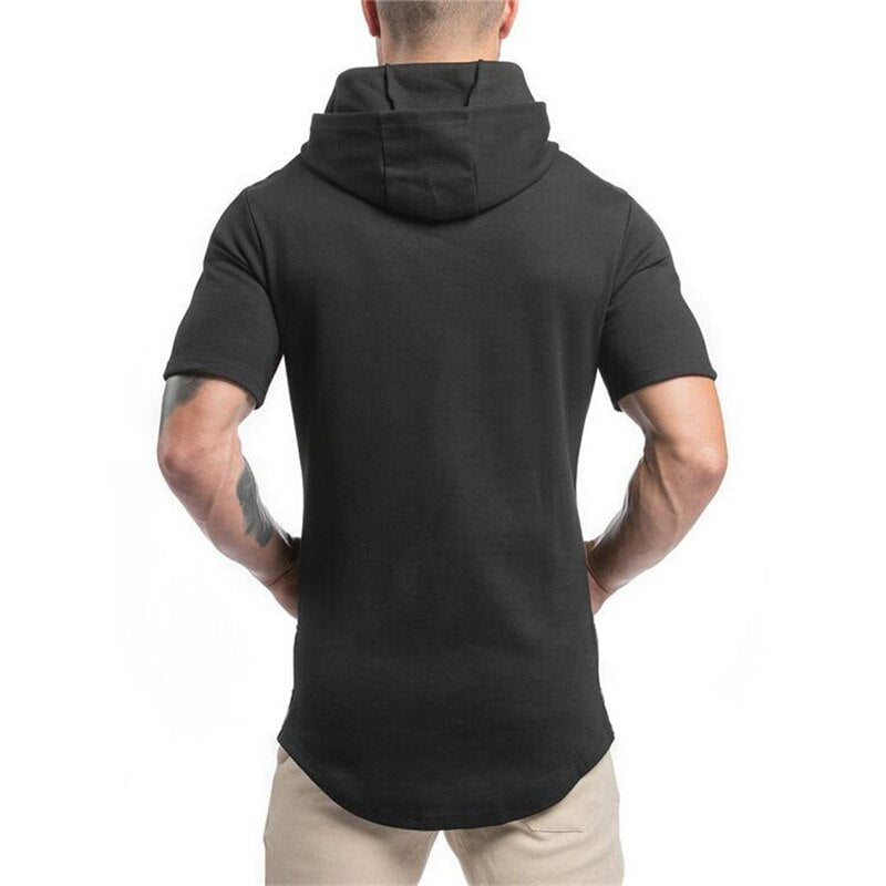 Hoodies Men Gyms T Shirt