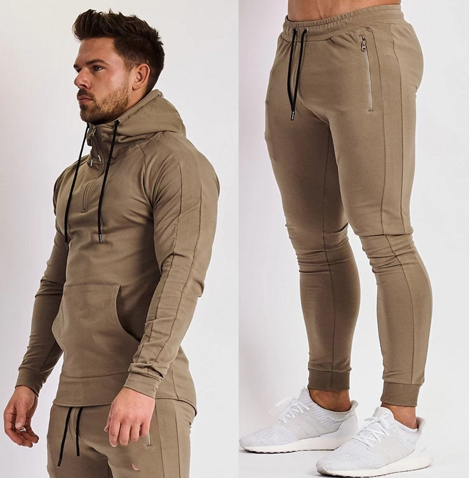 Men Fitness Two Piece Cotton