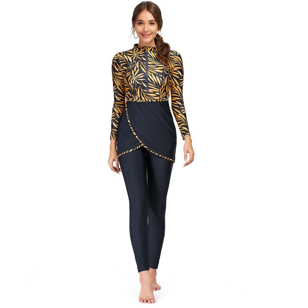 Muslim Swimsuit - Long Sleeve Long Pants