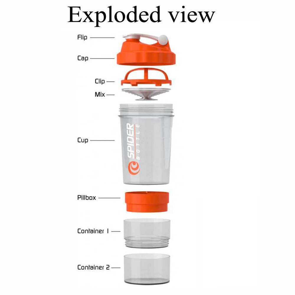 Protein Shaker Bottle