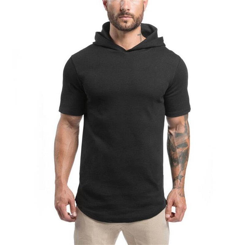 Hoodies Men Gyms T Shirt