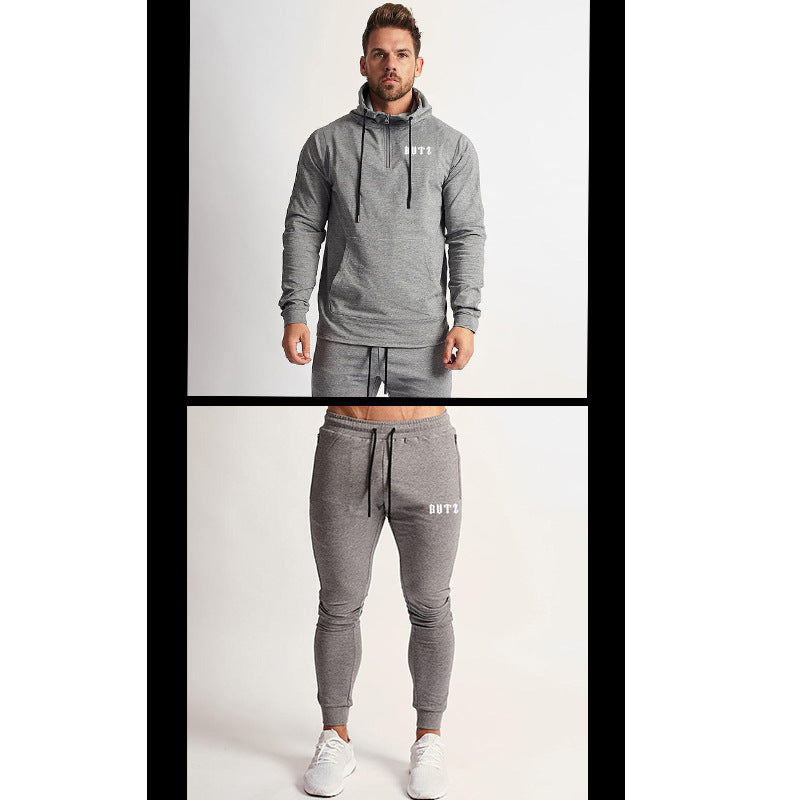 Men Fitness Two Piece Cotton