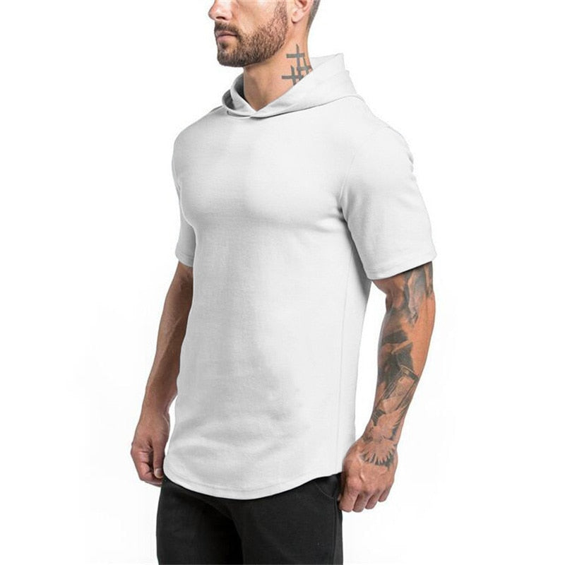 Hoodies Men Gyms T Shirt